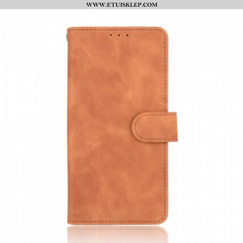 Etui Folio do Xiaomi Redmi Note 10 Pro Miękki W Dotyku Efekt Skóry